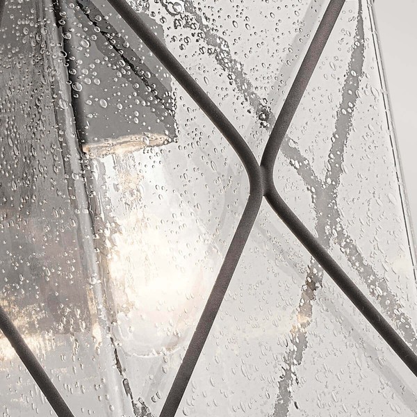 Elstead Argyle Außen-Wandleuchte E27 32cm Verwittertes Zink IP44