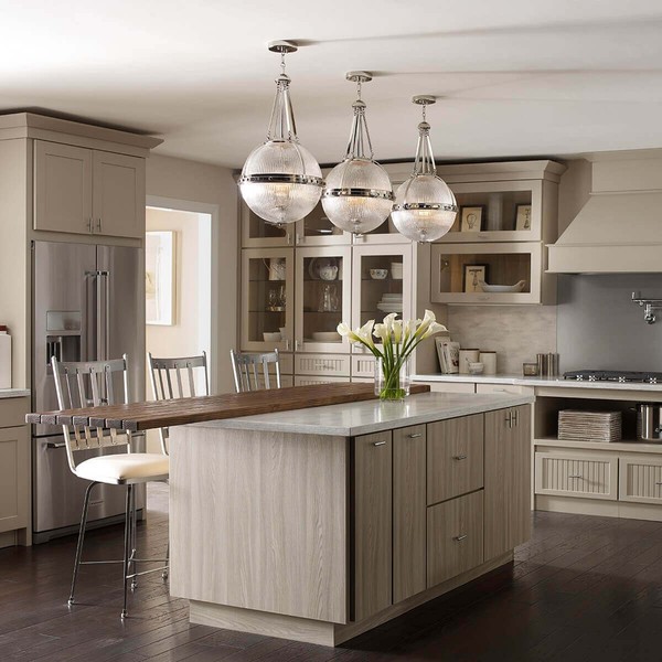 Elstead Aster Hängeleuchte E14 3-fach Poliertes Nickel