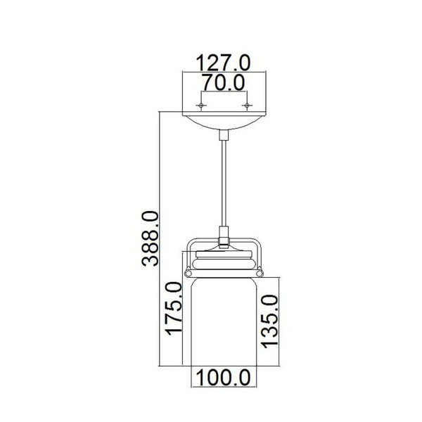 Elstead Brinley Hängeleuchte E27 Ältere Bronze