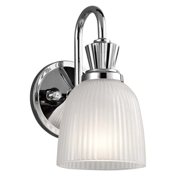 Elstead Cora LED Wandleuchte G9 Poliertes Chrom IP44