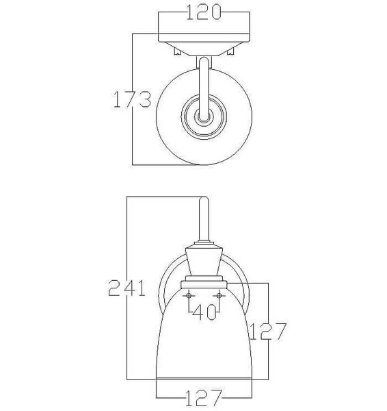 Elstead Cora LED Wandleuchte G9 Poliertes Chrom IP44