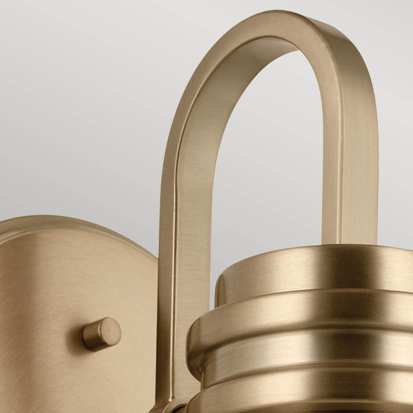 Elstead Farum Wandleuchte G9 Champagnerbronze Weiß IP44