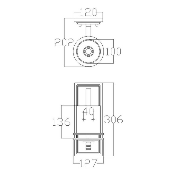 Elstead Hendrik LED Wandleuchte G9 Poliertes Chrom IP44