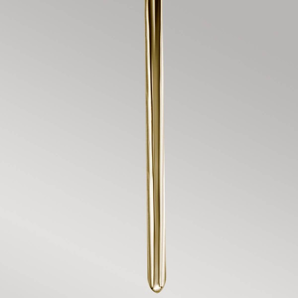 Elstead Mona LED Wandleuchte G9 2-fach 76cm Poliertes Messing IP44