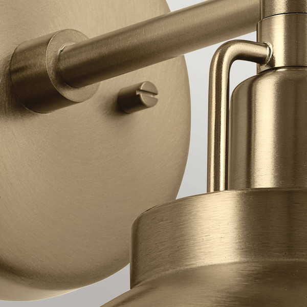 Elstead Niva Wandleuchte E27 Champagnerbronze Champagnergold