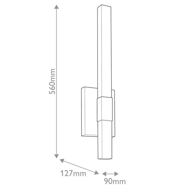 Elstead Nocar M LED Außenwandleuchte Strukturiertes Schwarz Schwarz IP44