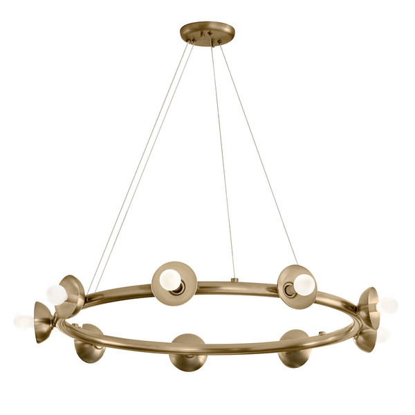 Elstead Palta Pendelleuchte E14 9-fach Champagnerbronze Champagnergold
