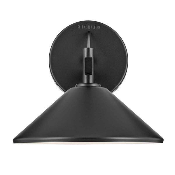 Elstead Ripley Außenwandleuchte E27 IP44 Schwarz Alu 24cm