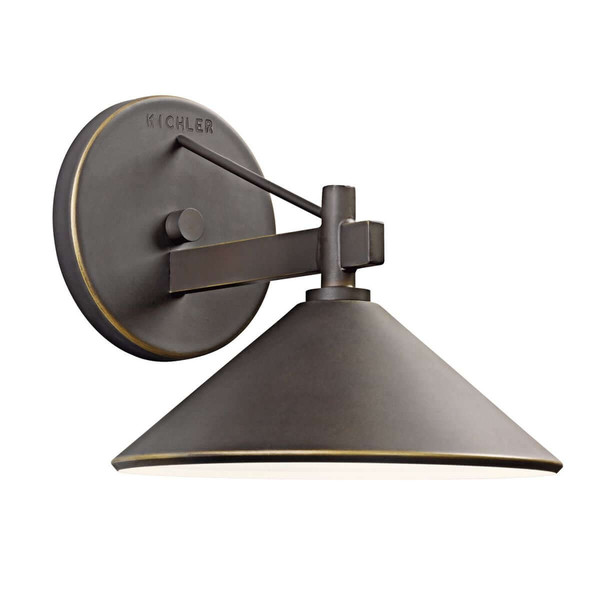 Elstead Ripley Außenwandleuchte E27 IP44 Altbronze Alu 19cm