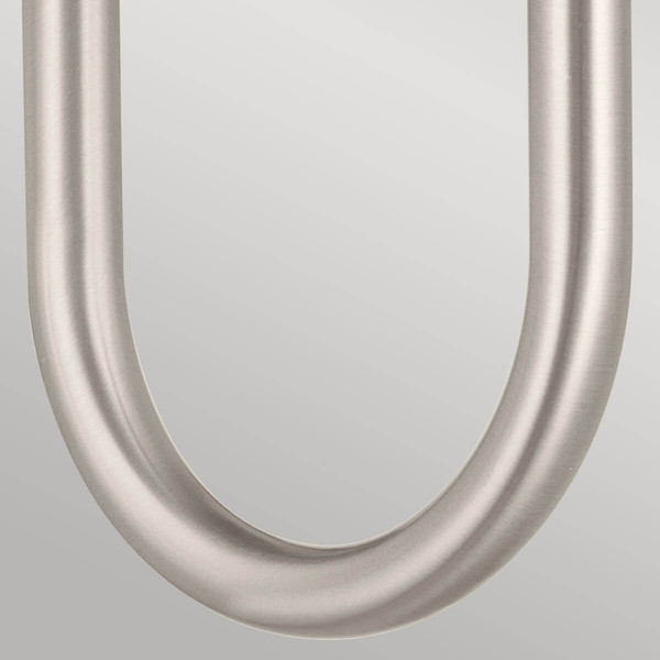 Elstead Solia Wandleuchte G9 Gebürstetes Nickel und schwarz Opal weiß IP44