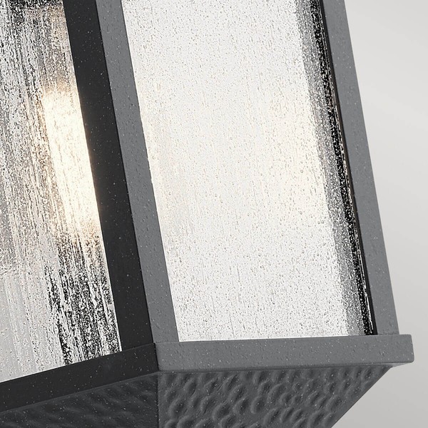 Elstead Springfield Außen-Wandleuchte E27 34cm alt Schwarz IP44