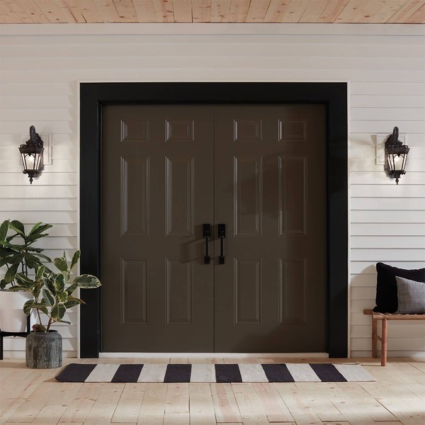 Elstead Tournai Außen-Wandleuchte E14 2-fach 61cm Londonderry IP44