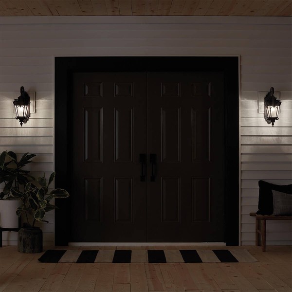 Elstead Tournai Außen-Wandleuchte E14 2-fach 61cm Londonderry IP44