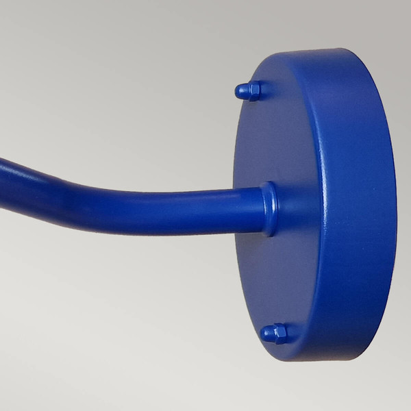 Elstead Klampenborg Außenwandleuchte E27 Marineblau IP44 Anti-Meerwasser