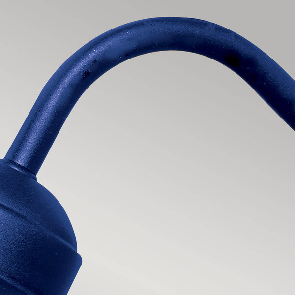 Elstead Klampenborg Außenwandleuchte E27 Marineblau IP44 Anti-Meerwasser