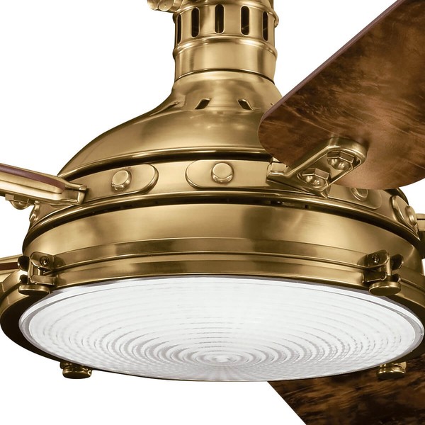 Elstead Hatteras Bay leiser Deckenventilator mit LED Licht Ø142cm + Fernbedienung