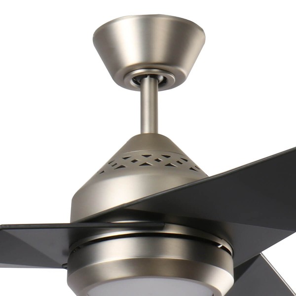 Elstead Jade leiser Deckenventilator mit LED Licht Ø152cm + Fernbedienung Satin schwarz