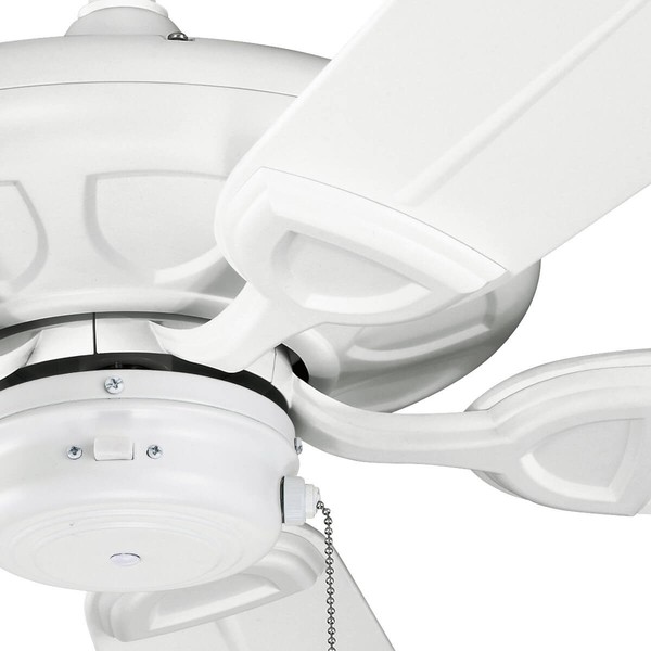 Elstead Kevlar leiser Deckenventilator Ø107cm IP44 Außenbereich