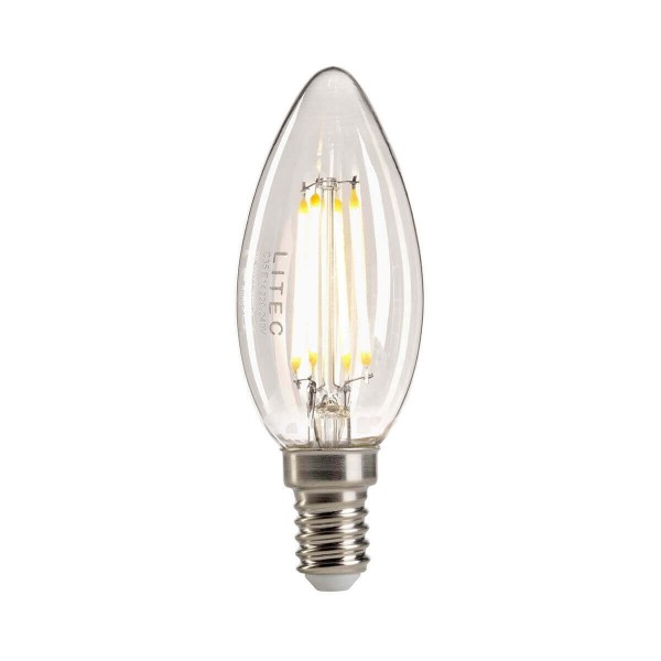 Elstead LED Lamps Leuchtmittel E14 10cm Klarglas