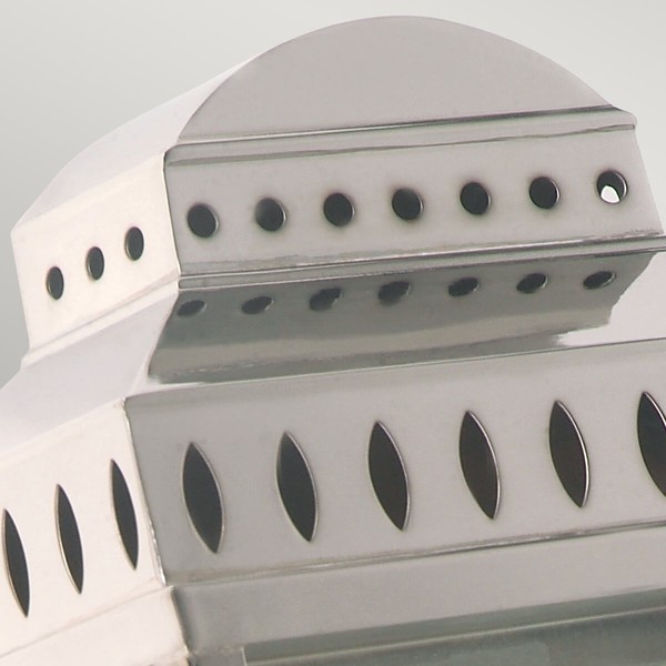 Elstead Mansion House Außen-Wandleuchte E27 Poliertes Nickel IP44