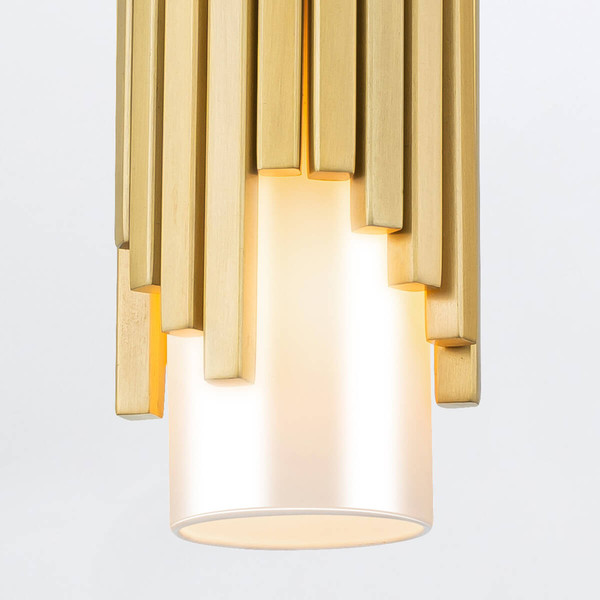 Elstead Marvele Deckenleuchte E14 Gealtertes Messing Opal