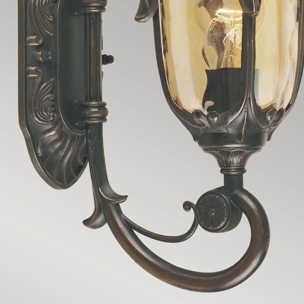 Elstead Philadelphia Außen-Wandleuchte E27 43cm Alte Bronze IP44