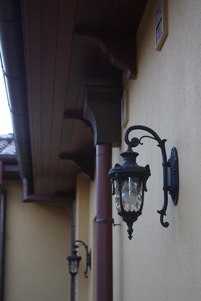 Elstead Philadelphia Außen-Wandleuchte E27 43cm Down Alte Bronze IP44