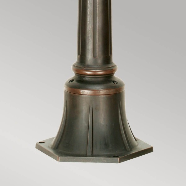 Elstead Philadelphia Außen-Stehleuchte E27 117cm Alte Bronze IP44
