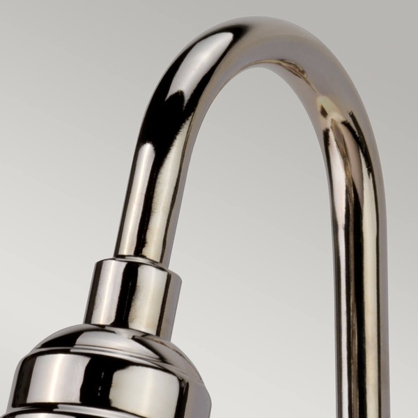 Elstead Provence Wandleuchte E27 28cm Poliertes Nickel