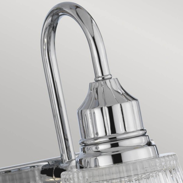 Elstead Addison LED Wandleuchte G9 3-fach Poliertes Chrom Klar IP44