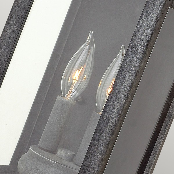 Elstead Anchorage Außen-Außenwandleuchte E14 2-fach Gealtertes Zink IP44