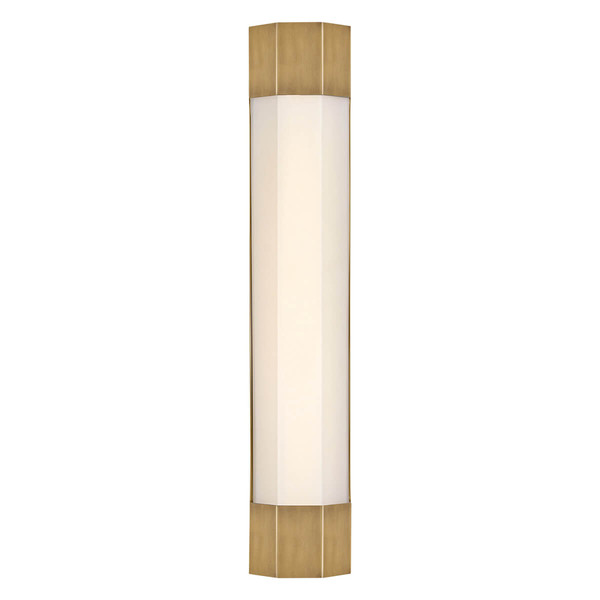 Elstead Facet  LED Wandleuchte Heritage Messing IP44