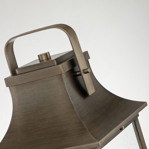 Elstead Grant Außen-Stehleuchte E27 Brünierte Bronze Klar IP44