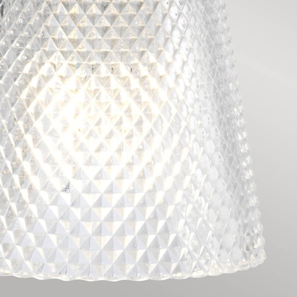 Elstead Hudson LED Wandleuchte G9 3-fach Poliertes Chrom Klar IP44