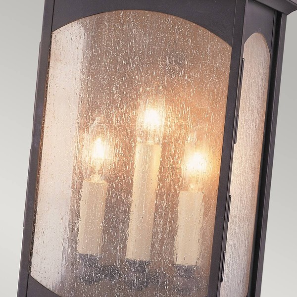 Elstead Market Square Außen-Außenwandleuchte E14 3-fach Ölgeriebene Bronze IP44