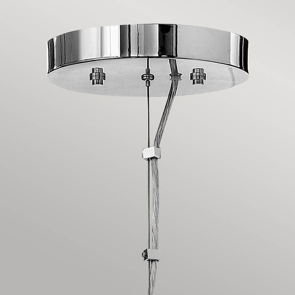 Elstead Mondo LED Kronleuchter G9 3-fach Poliertes Chrom Weiß