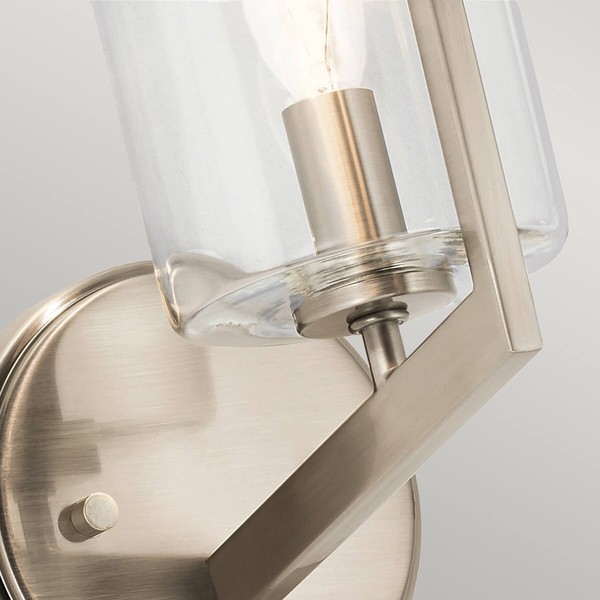 Elstead Nye Wandleuchte E14 Klassisches Zinn Klar