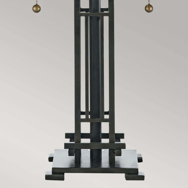 Elstead Chastain Tischleuchte E27 2-fach Vintage-Bronze