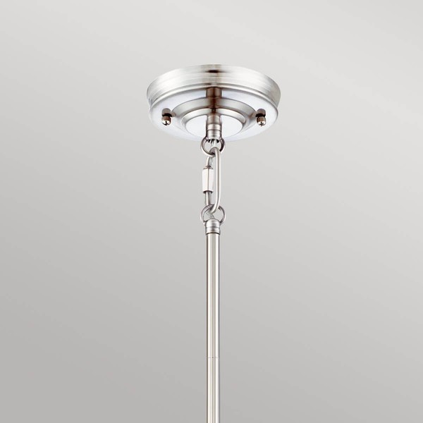 Elstead Emery Hängeleuchte E27 28cm Imperial Silber