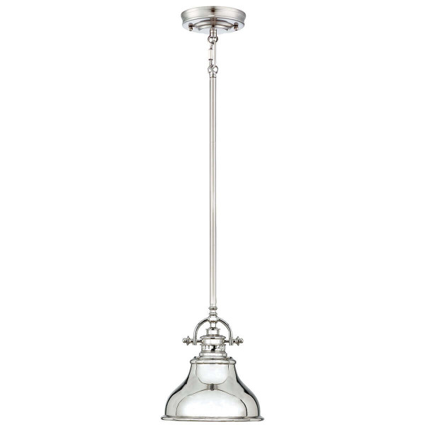 Elstead Emery Hängeleuchte E27 22cm Imperial Silber