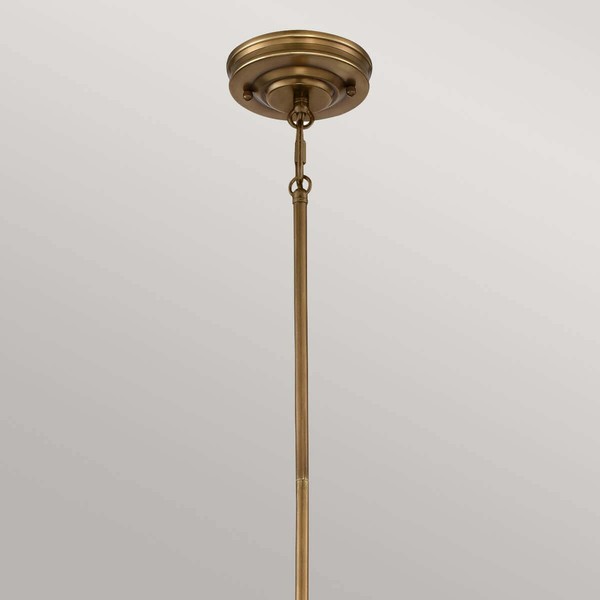 Elstead Emery Hängeleuchte E27 22cm Verwittertes Messing