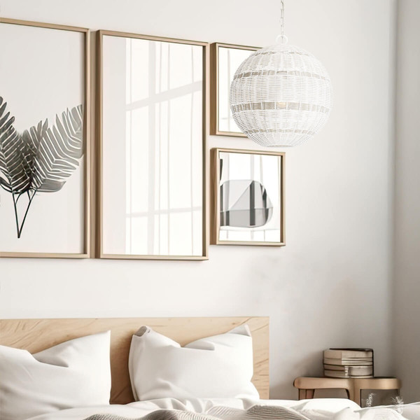 Elstead Lindendale Pendelleuchte E27 Antik-Weiß Antikweiß IP44