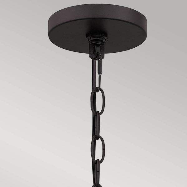 Elstead Lindendale Pendelleuchte E27 Western Bronze Western Bronze IP44