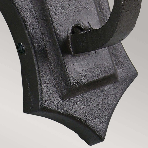 Elstead Rectory Wandleuchte E14 16cm Schwarz