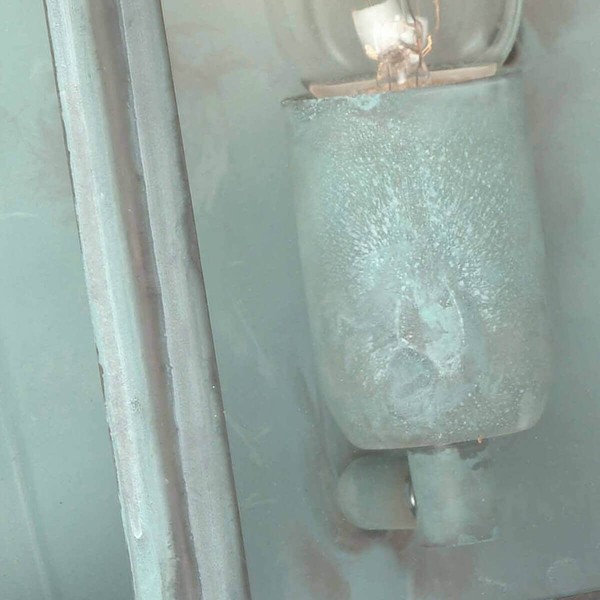 Elstead St Martins Außen-Wandleuchte E27 Grünspan IP44