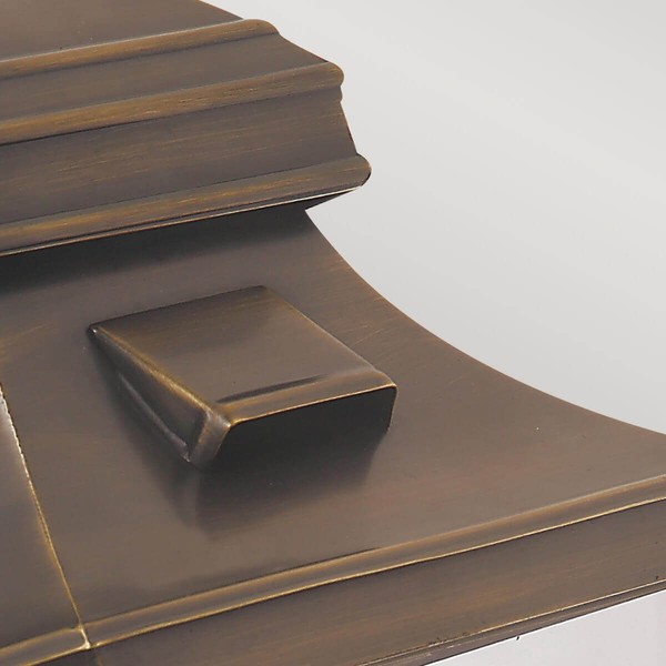 Elstead St Pauls Außen-Wandleuchte E27 1-fach Messing IP44