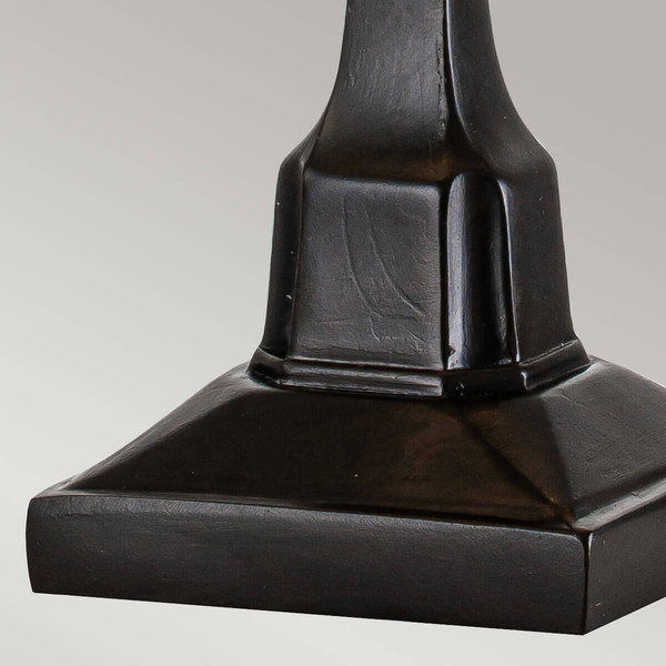 Elstead Alderley Tischlampe E14 Vintage-Bronze Tiffanyglas klein