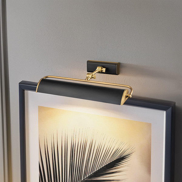 Elstead Winchfield Bilderleuchte E14 2-fach Gealtertes Messing Messing Antik