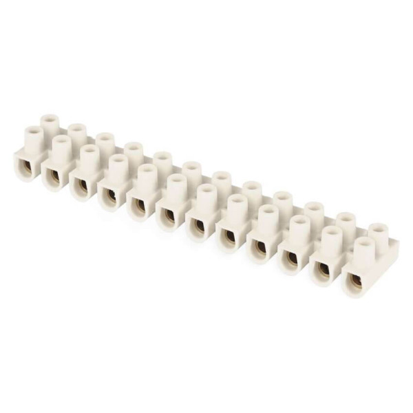 Emos Lüsterklemme 12-fach 6-10mm² 57A PP Weiß A4103