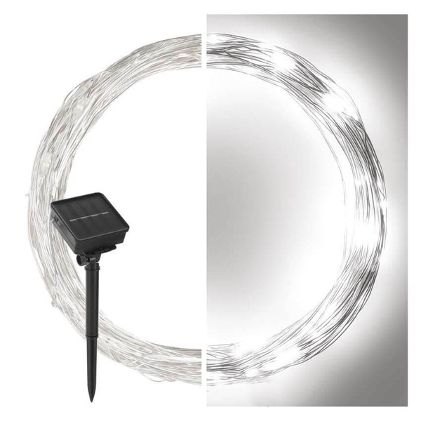 Emos LED Solar-Lichterkette 2,4W tageslichtweiss Akku IP44 D3ZC01